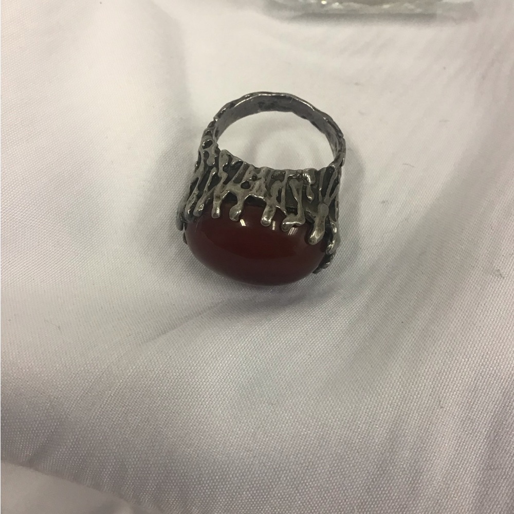 SOLD-Vintage Hand Made Sterling Silver Ring